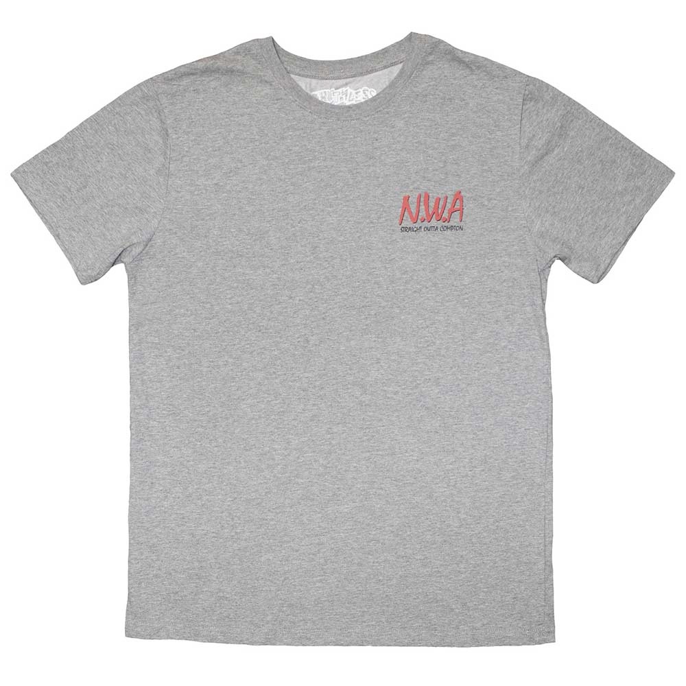 N.W.A - Mini Logo Heren Tshirt - Grijs